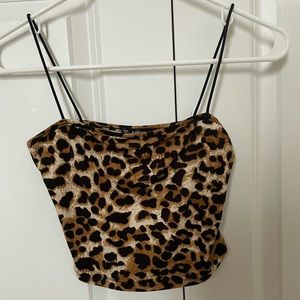shein cheetah tank top